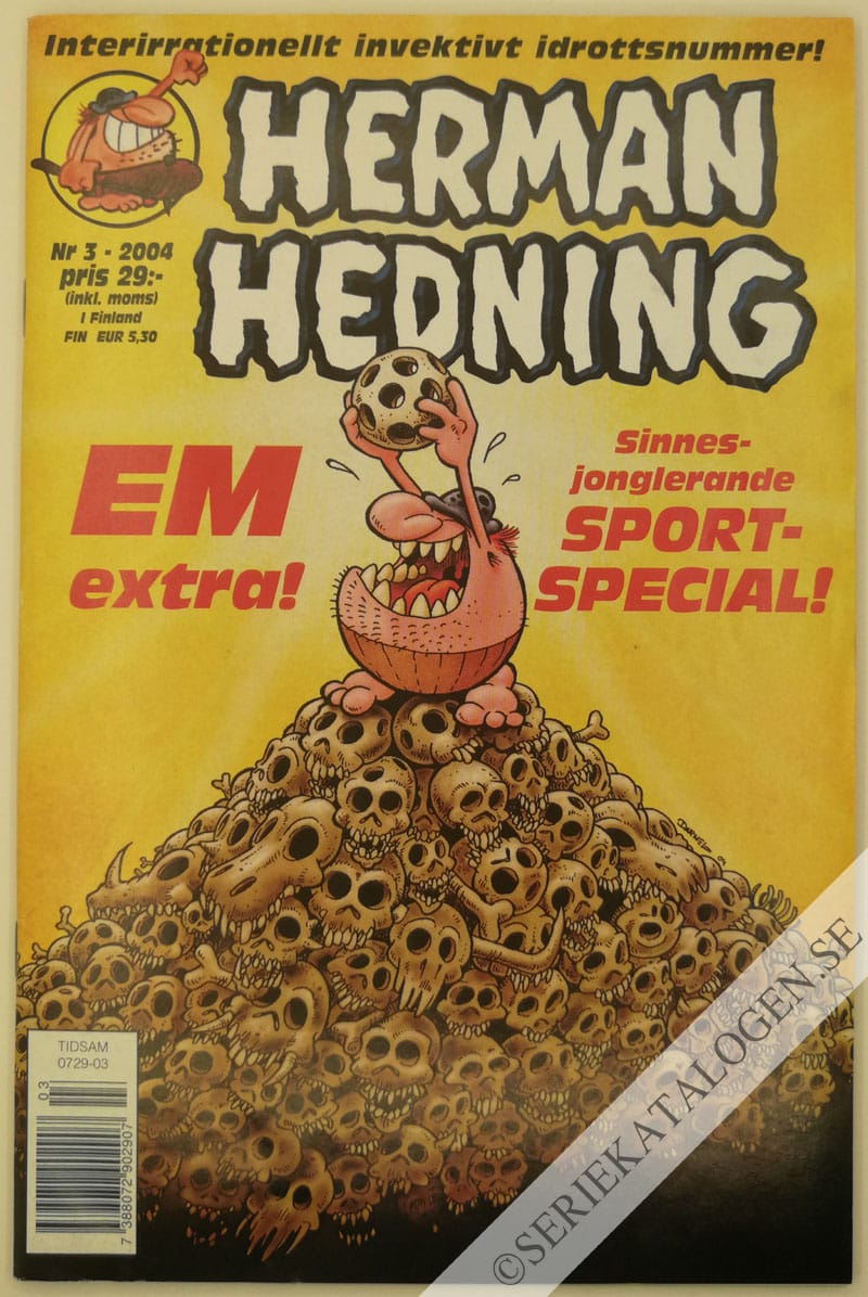 Framsida på Herman Hedning #3 (2004)