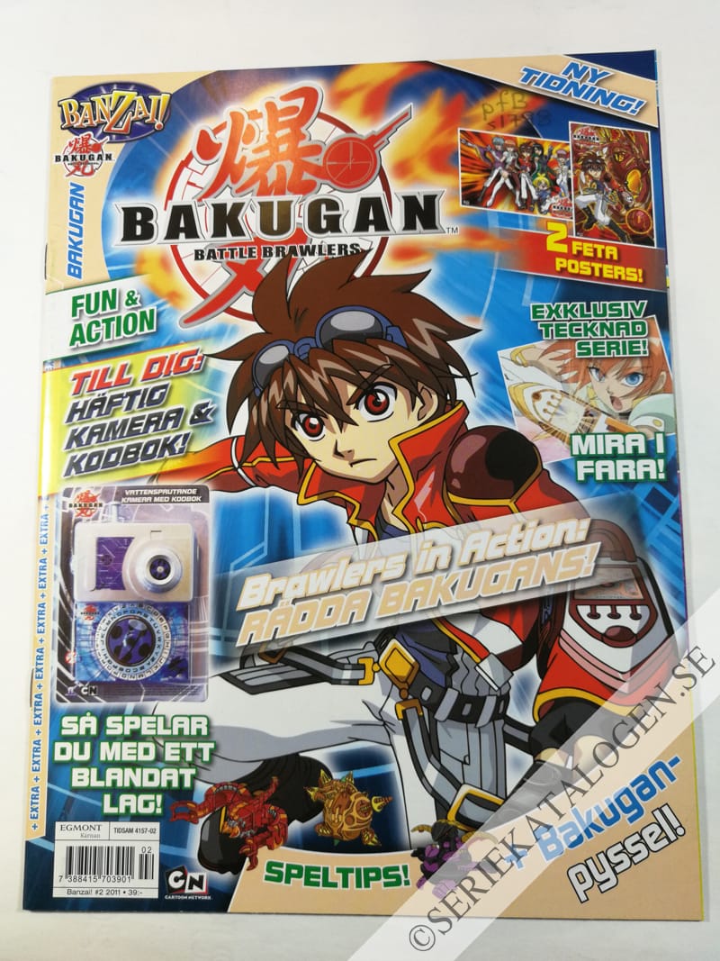 Framsida på Banzai! Bakugan (2011)