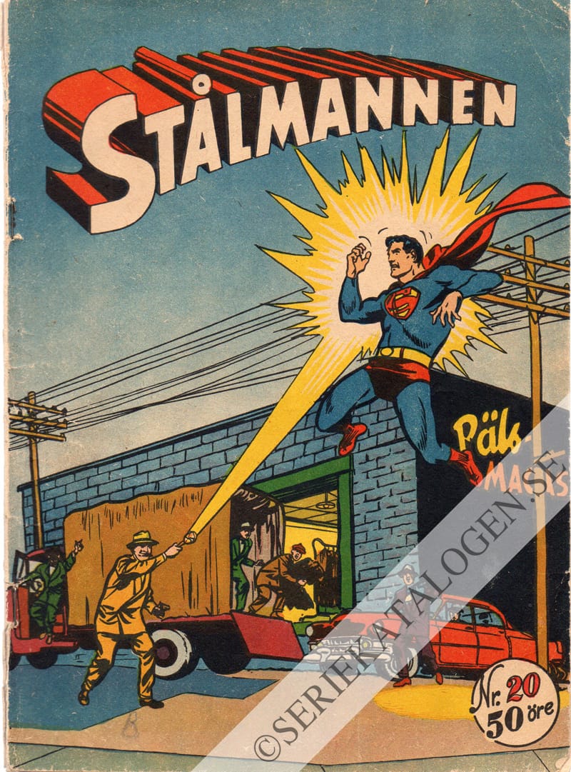 Framsida på Stålmannen #20 (1954)