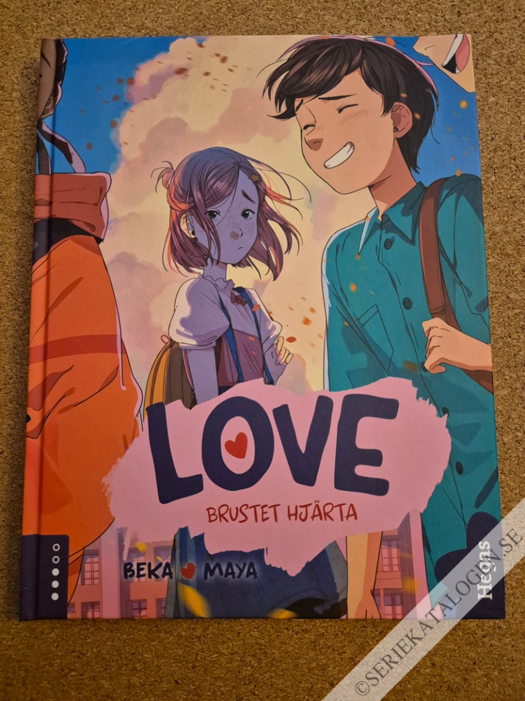 Framsida på LOVE Brustet hjärta (2023)