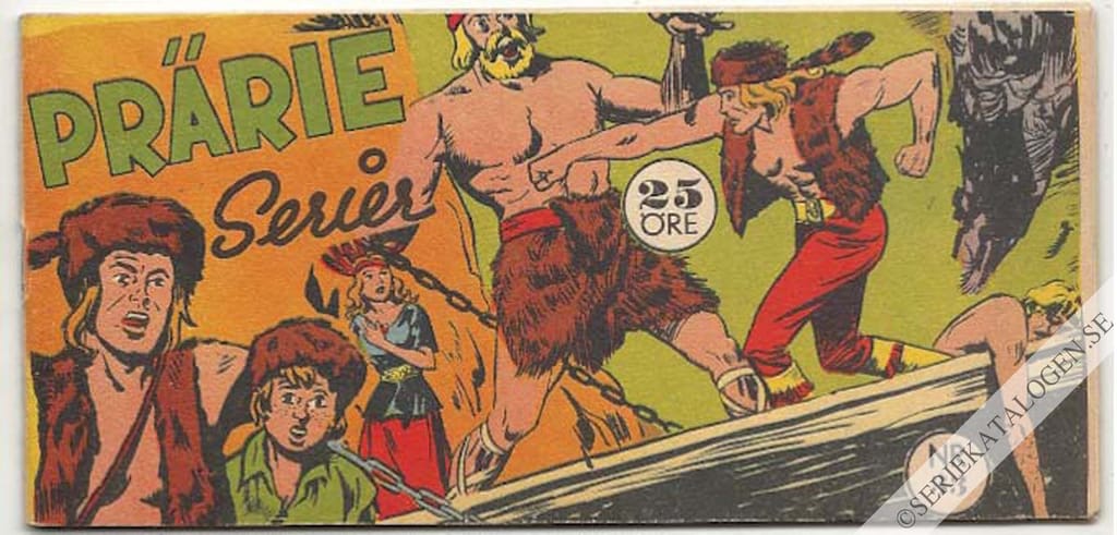 Framsida på Prärie-serier #33 (1957)