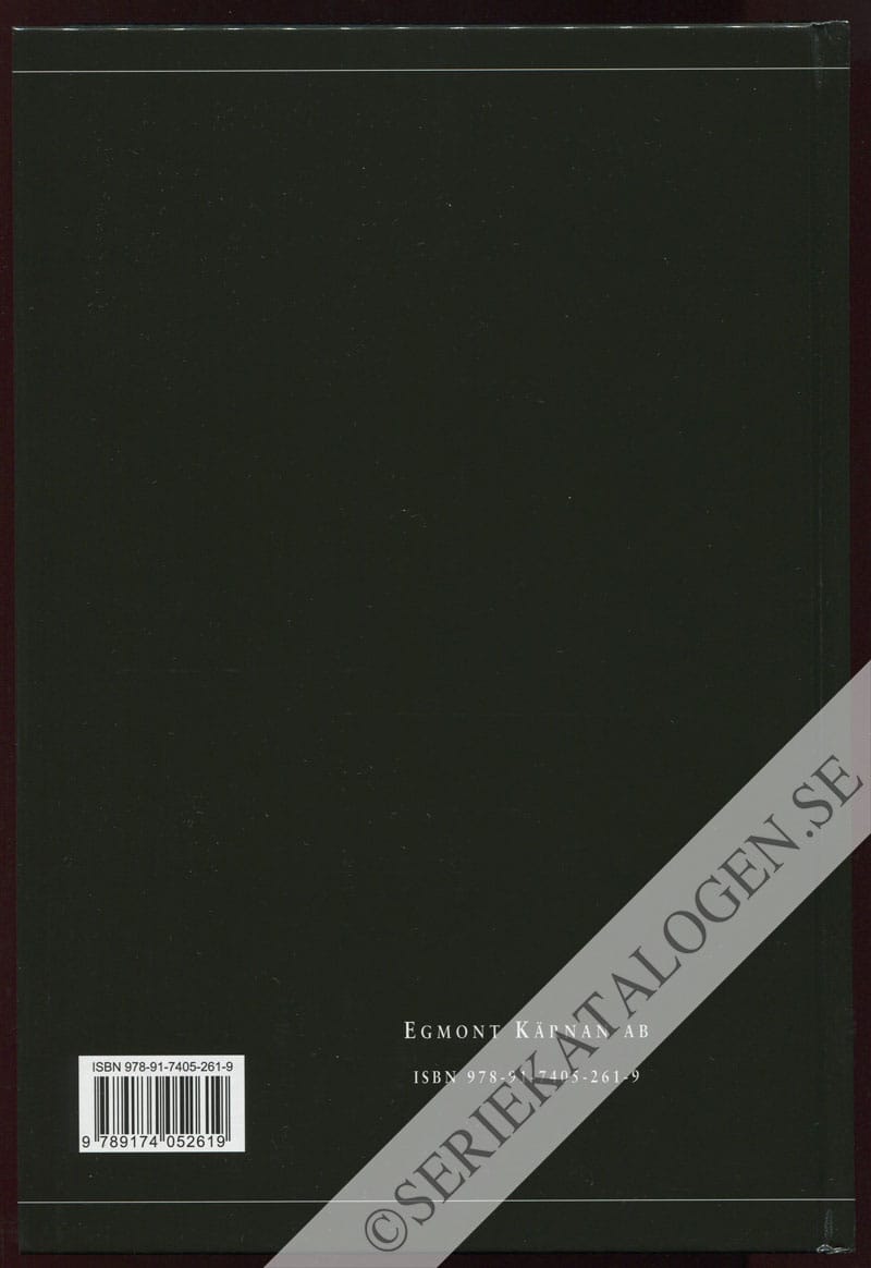Baksida utan skyddsomslag (2009)