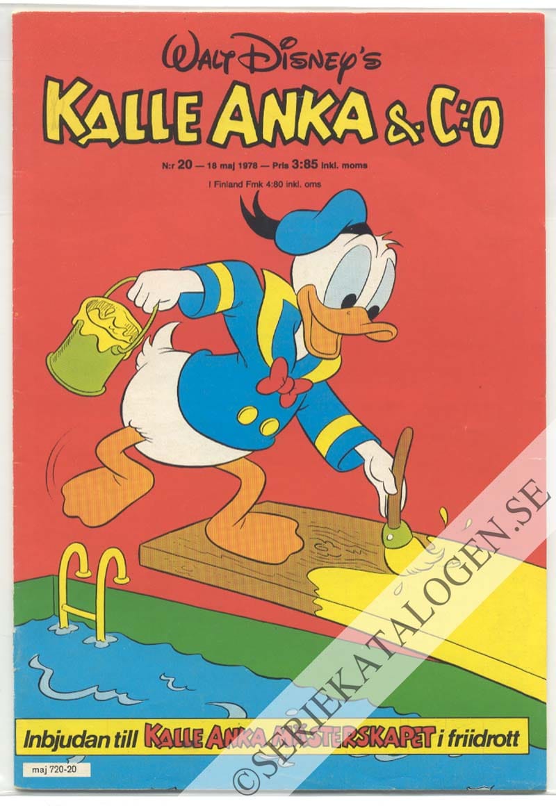 Framsida på Kalle Anka & C:o #20 (1978)