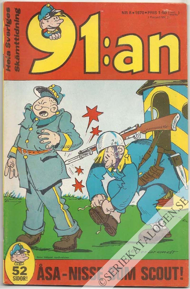 Framsida på 91:an #8 (1970)