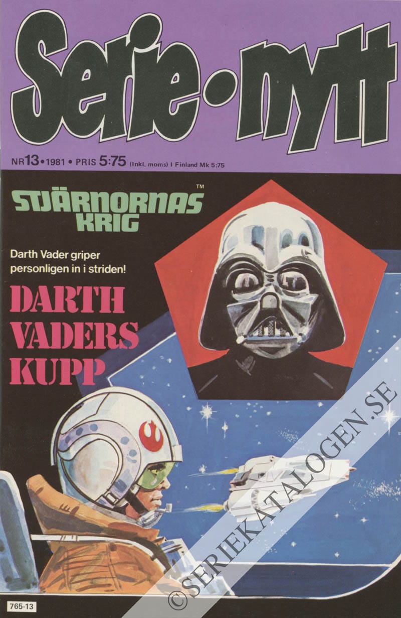 Framsida på Serie-Nytt #13 (1981)
