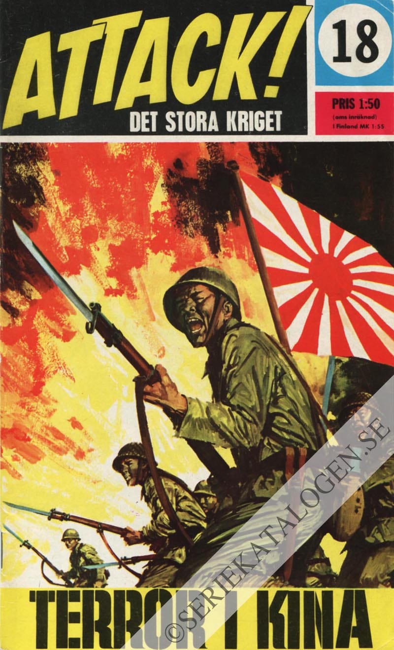 Framsida på Attack Terror i Kina (1967)