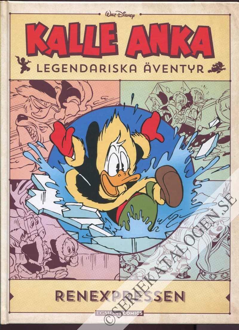 Framsida på Kalle Anka - Legendariska äventyr Renexpressen (2023)