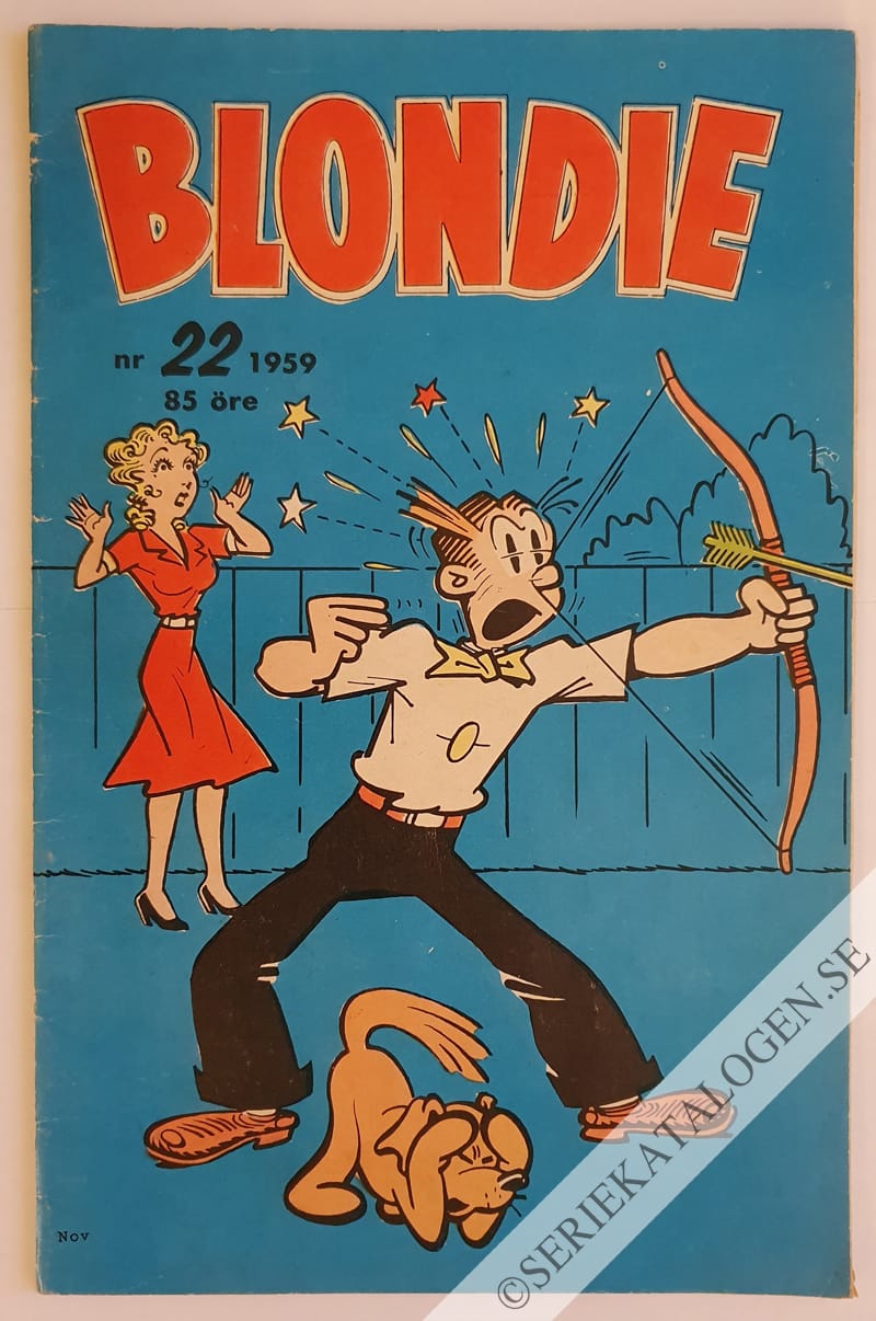 Framsida på Blondie #22 (1959)