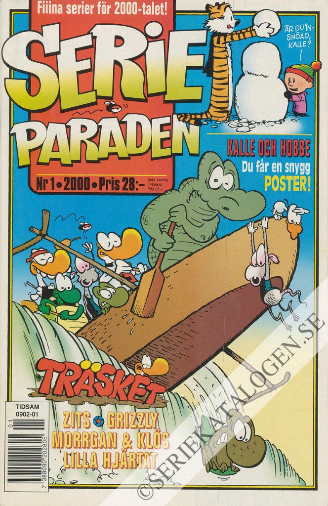Framsida på Serie-paraden #1 (2000)