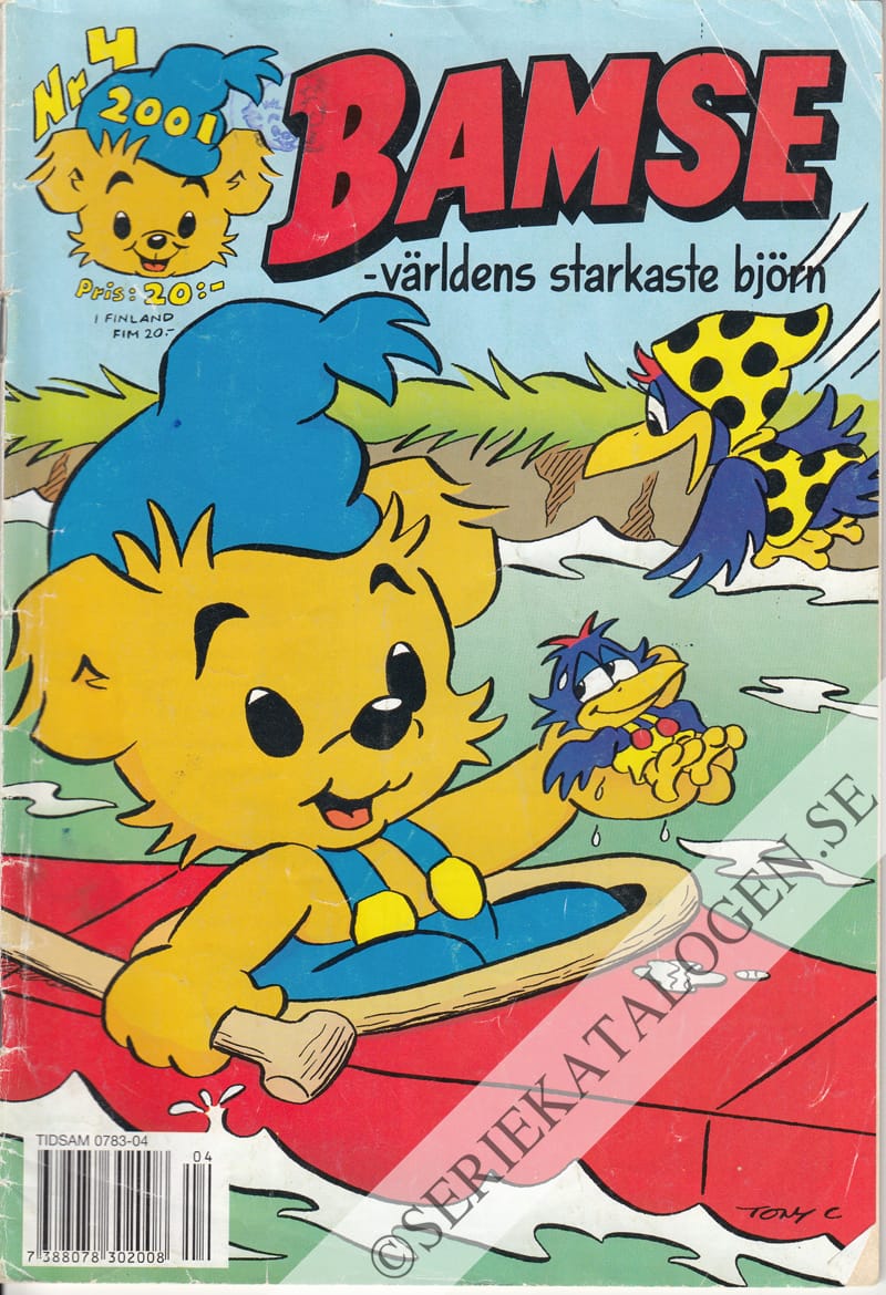 Framsida på Bamse #4 (2001)