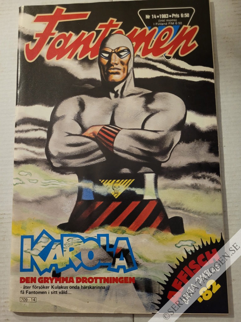 Framsida på Fantomen #14 (1983)