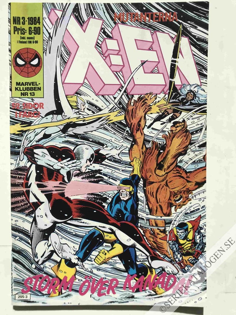Framsida på X:en #3 (1984)