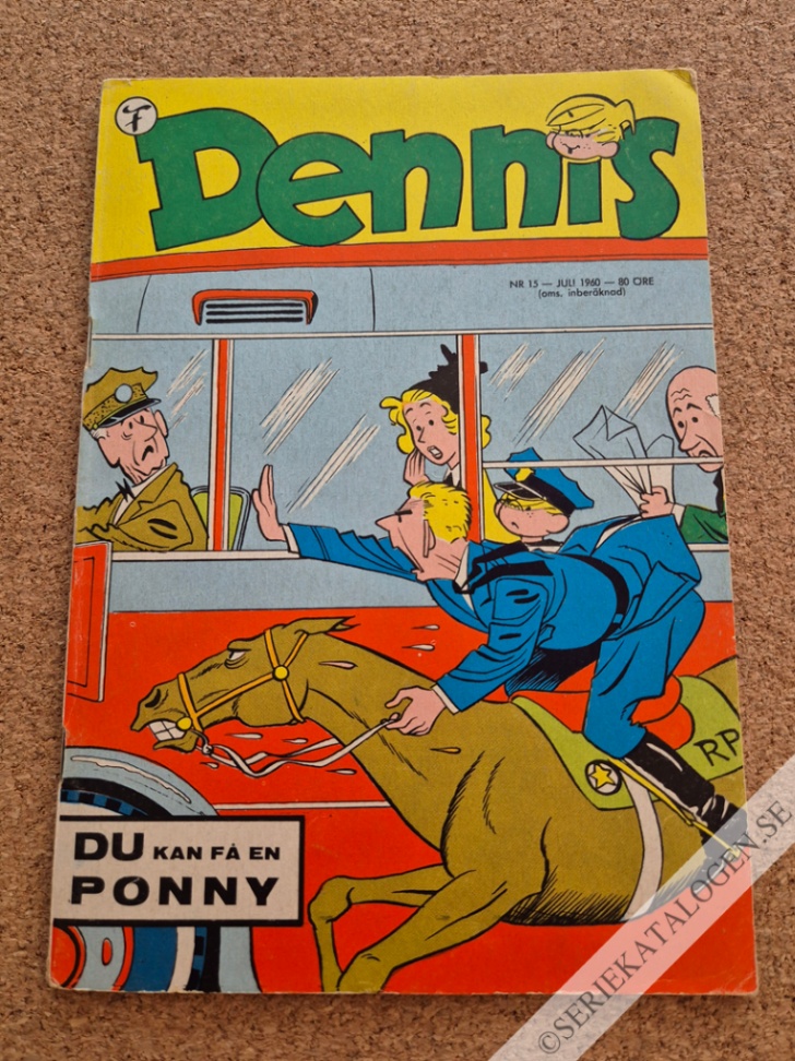 Framsida på Dennis #15 (1960)