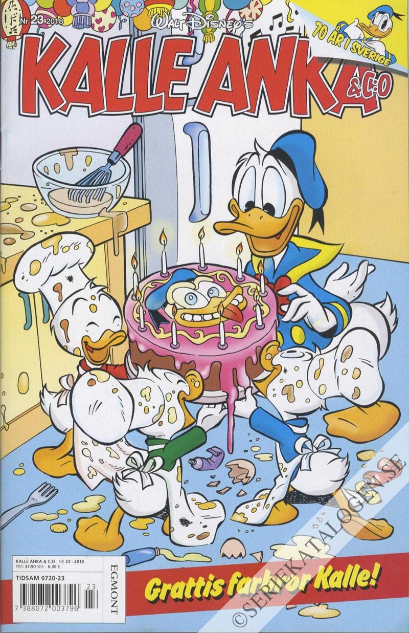 Framsida på Kalle Anka & C:o #23 (2018)