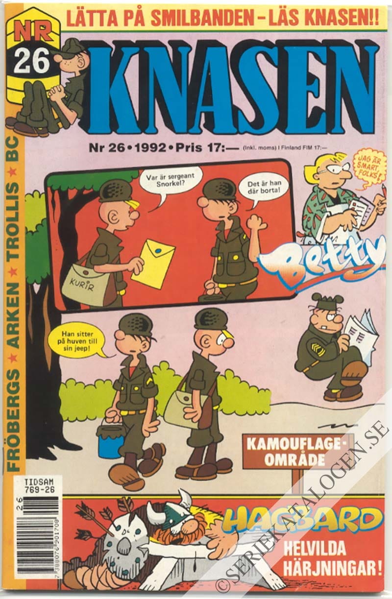 Framsida på Knasen #26 (1992)