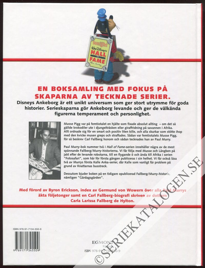 Baksida utan skyddsomslag på Paul Murry - Bok 2 (2007)