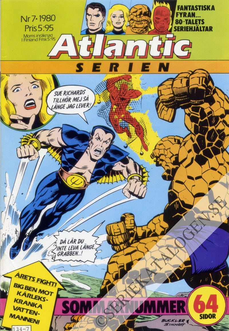 Framsida på Atlanticserien #7 (1980)