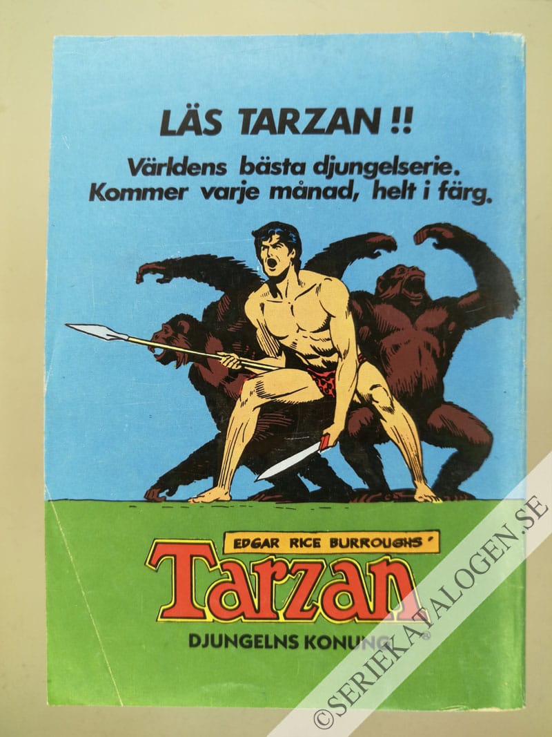 Baksida på Fruktans sekund (1988)