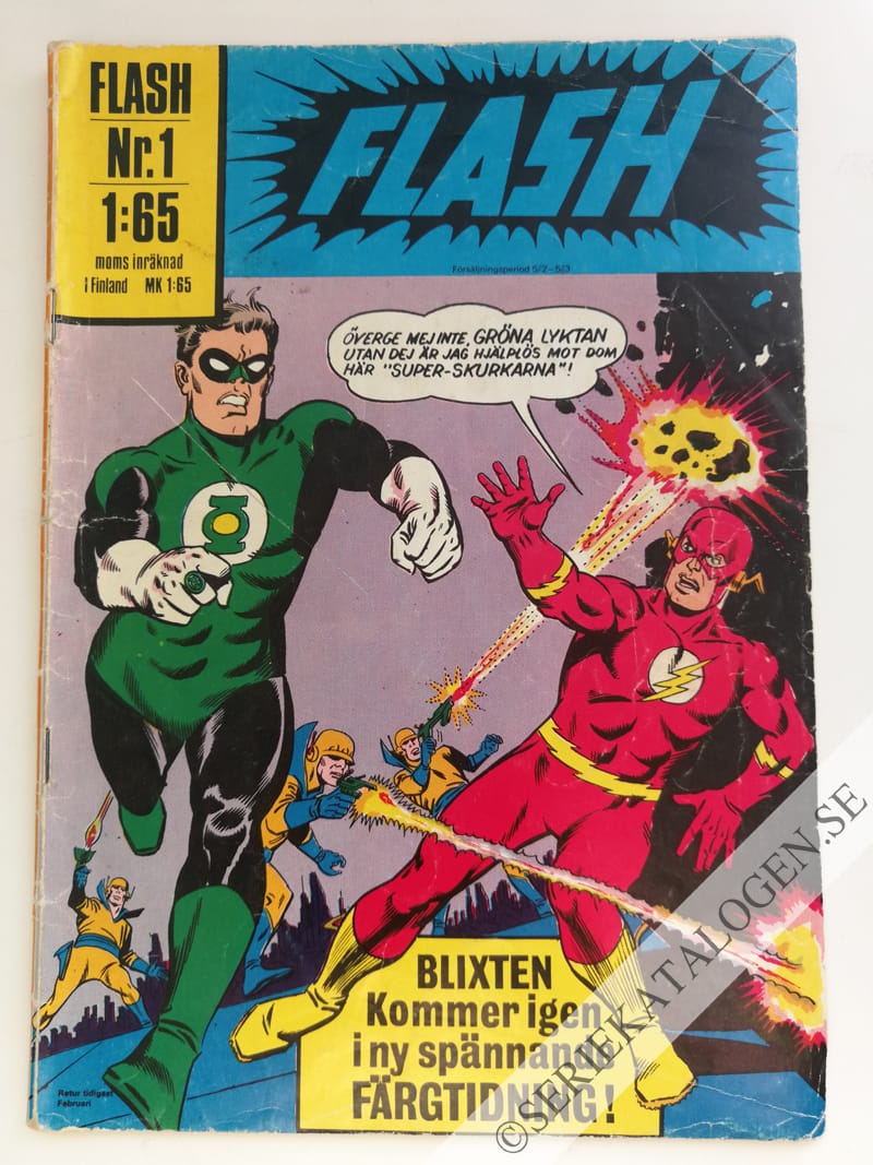 Framsida på Flash #1 (1971)
