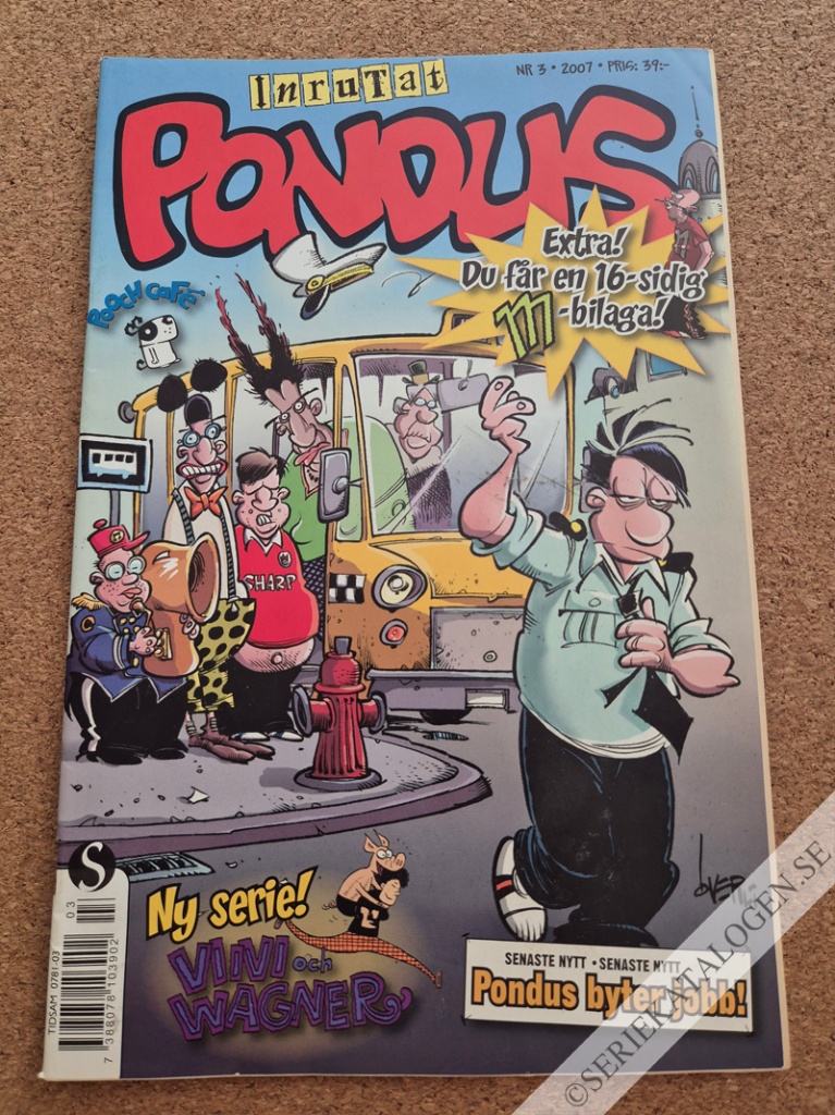 Framsida på Pondus #3 (2007)