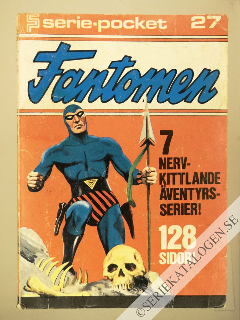 Framsida på Seriepocket Fantomen (1975)