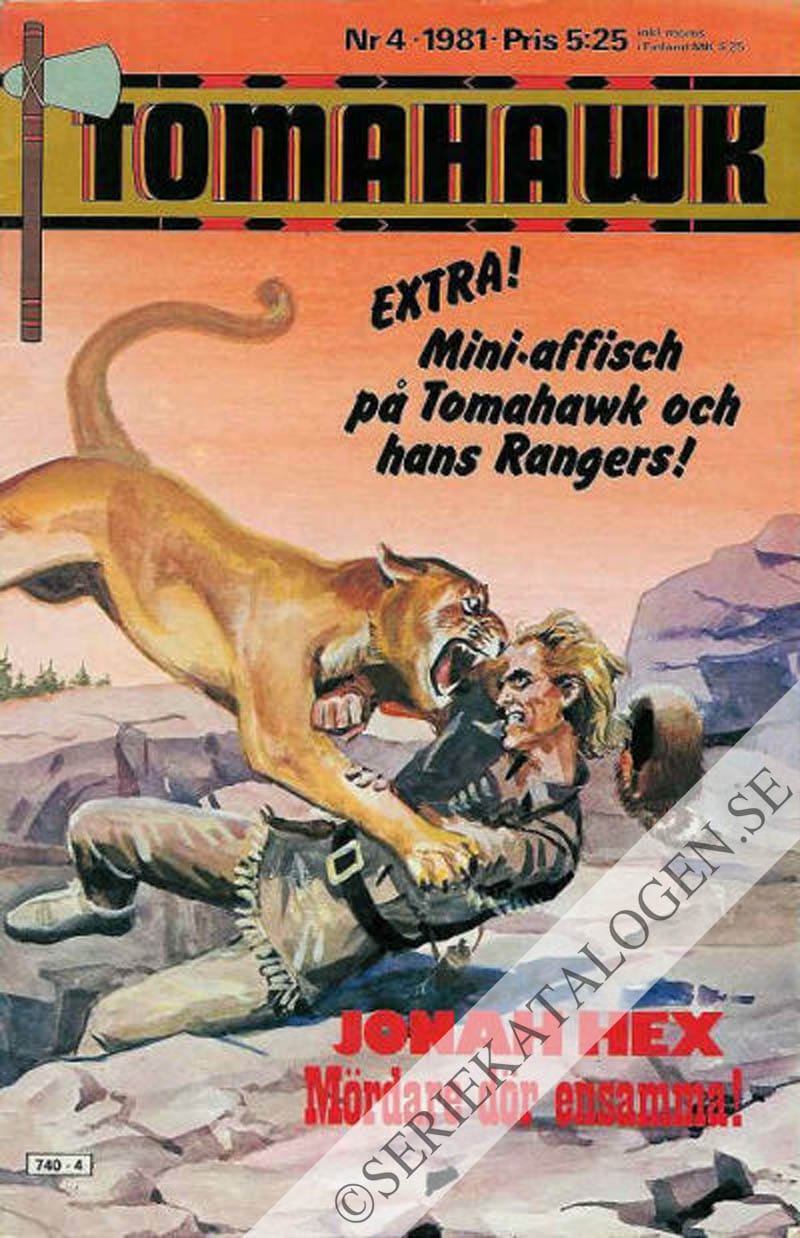 Framsida på Tomahawk #4 (1982)