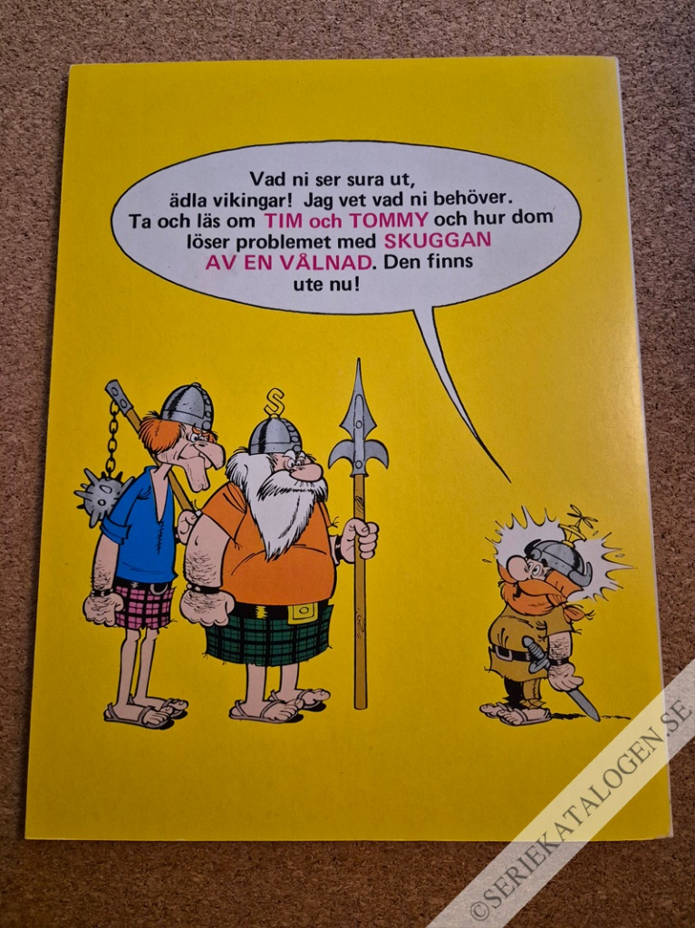 Baksida på Viktor Viking och det magiska mjödet (1971)