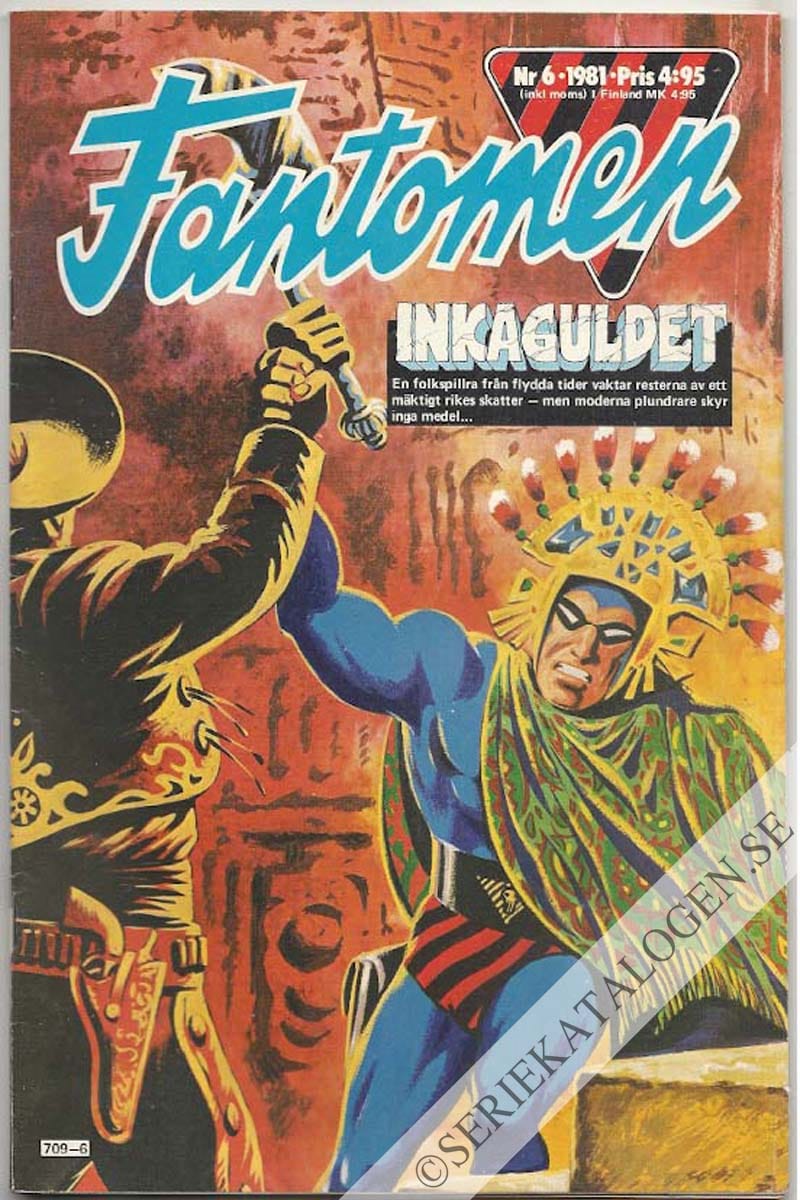 Framsida på Fantomen #6 (1981)