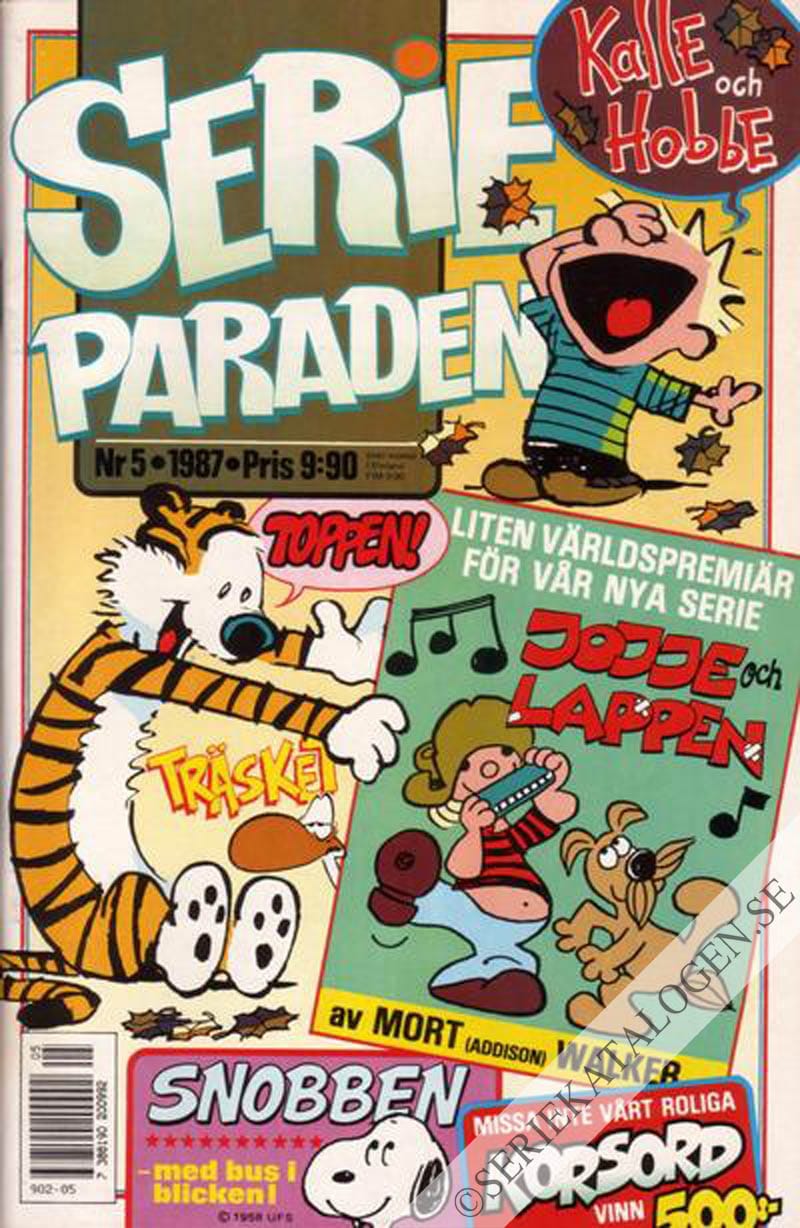 Framsida på Serie-paraden #5 (1987)