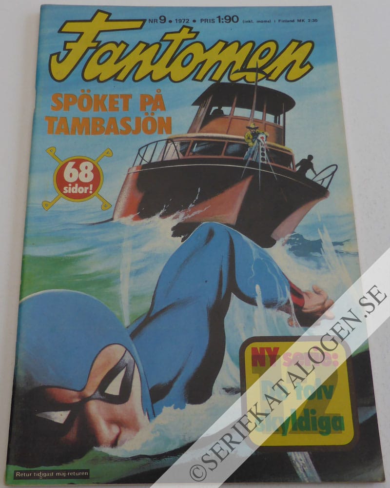 Framsida på Fantomen #9 (1972)