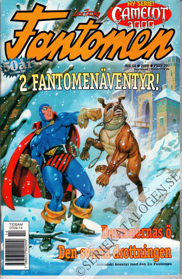 Framsida på Fantomen #14 (2000)