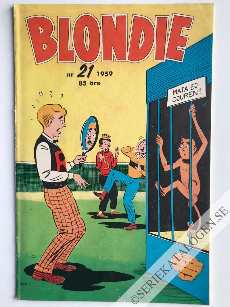 Framsida på Blondie #21 (1959)