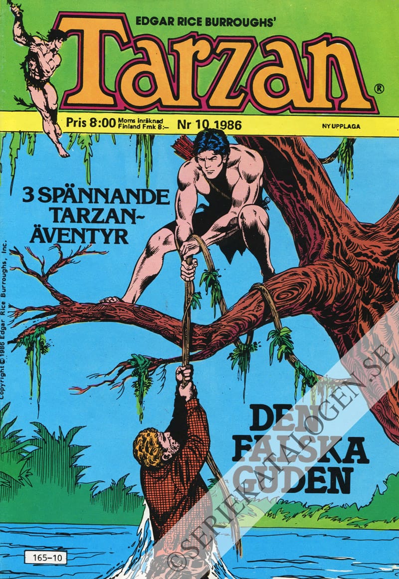 Framsida på Tarzan #10 (1986)