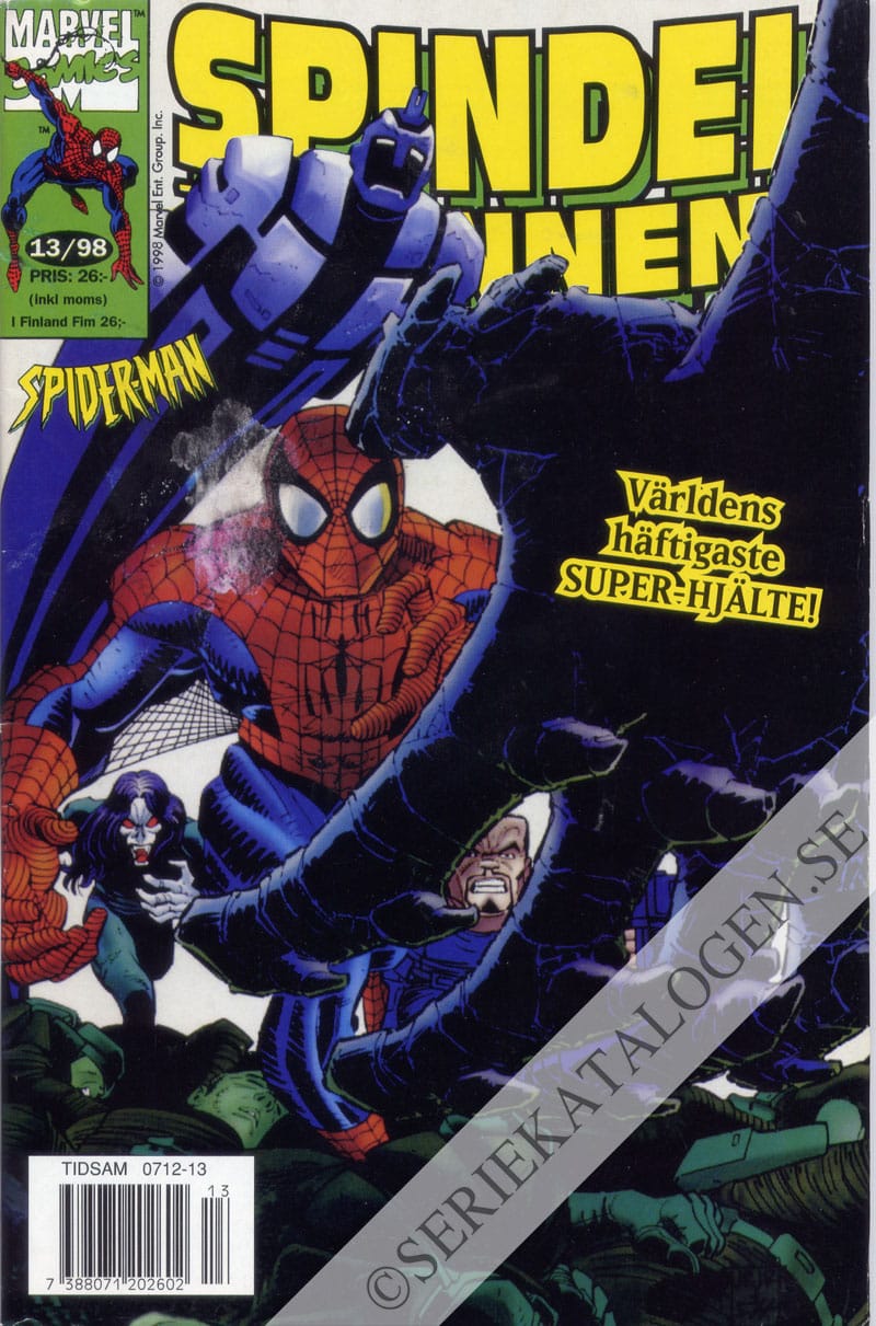 Framsida på Spindelmannen #13 (1998)