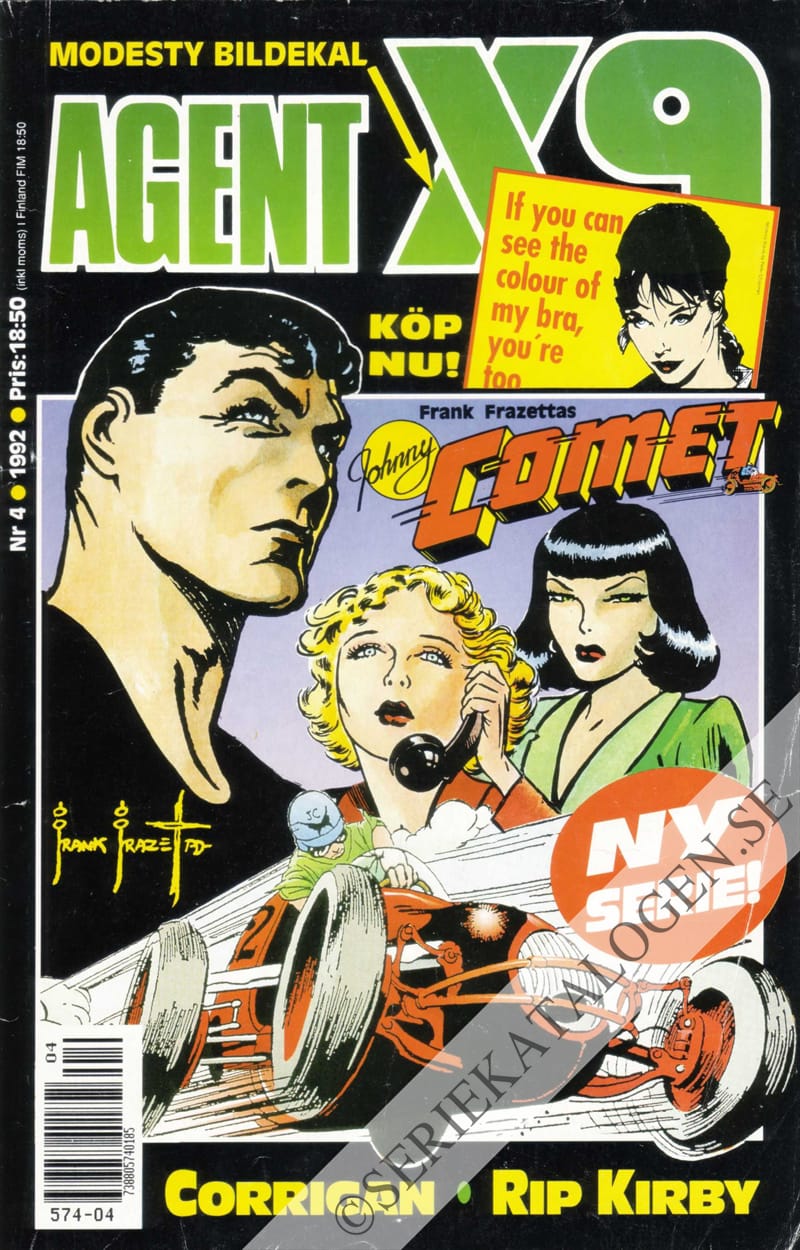 Framsida på Agent X9 #4 (1992)