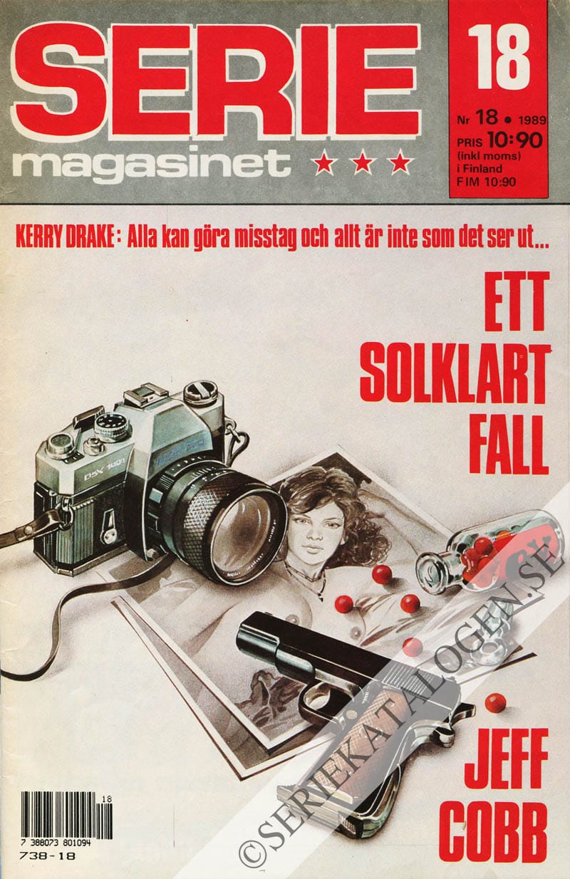 Framsida på Seriemagasinet #18 (1989)