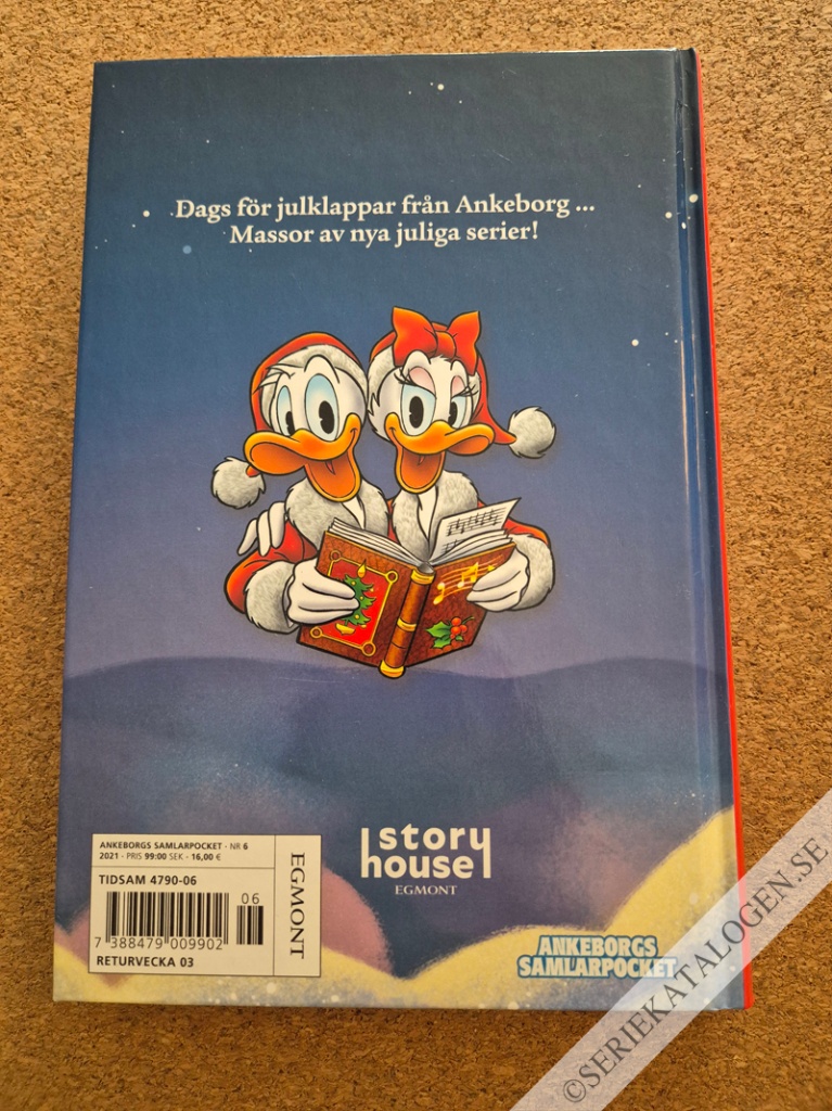 Baksida på Kalle Anka och hans vänner önskar God Jul! (2021)