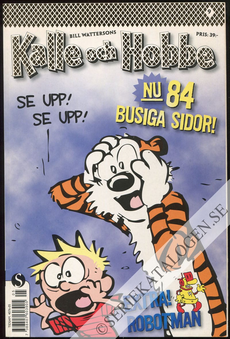 Framsida på Kalle och Hobbe #9 (2006)