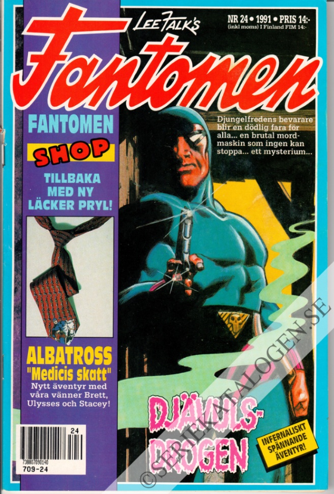 Framsida på Fantomen #24 (1991)