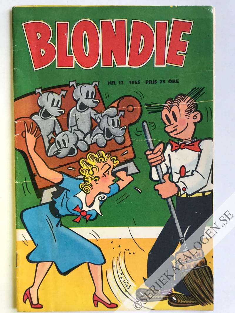 Framsida på Blondie #13 (1955)