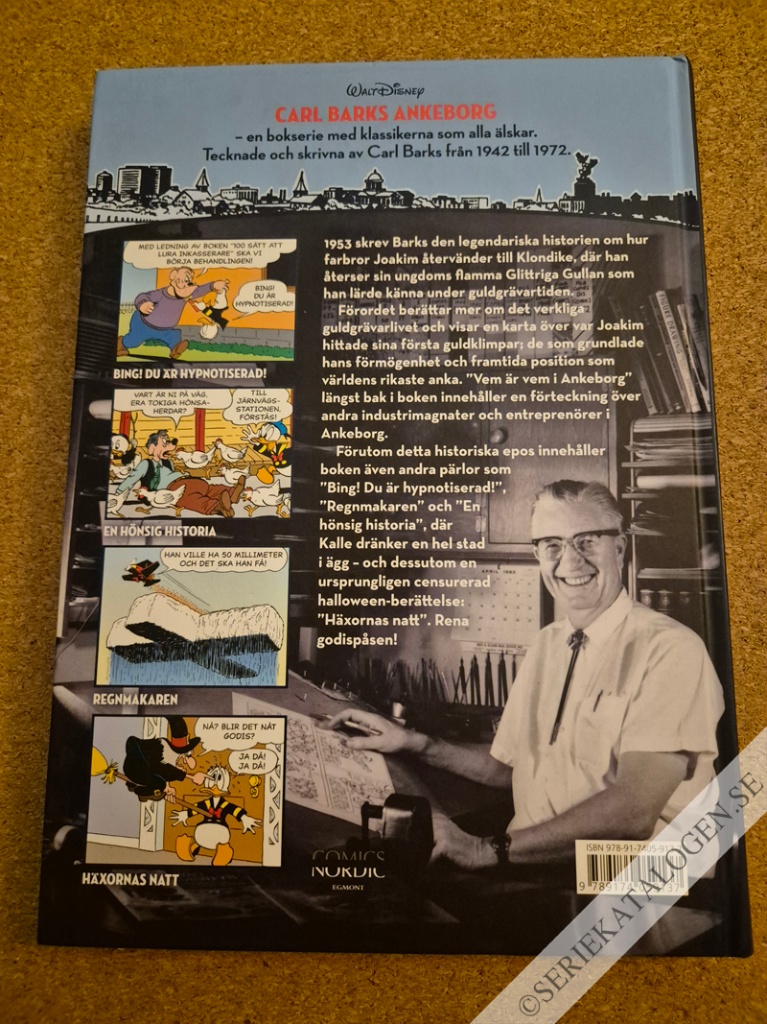 Baksida på Tillbaka till Klondike och andra historier från 1952-1953 (2014)
