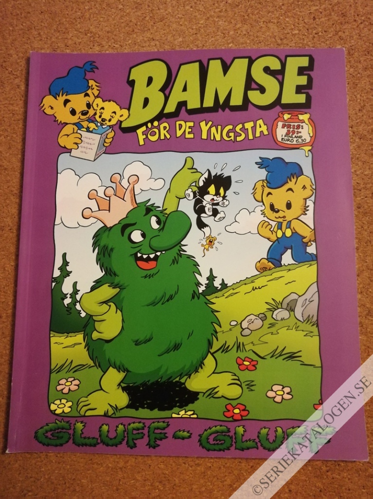 Framsida på Bamse för de yngsta Gluff-gluff (2019)