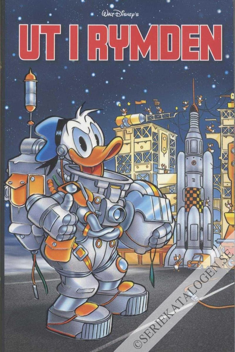 Framsida på Kalle Ankas pocket special Ut i rymden (2022)