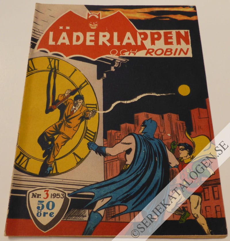 Framsida på Läderlappen och Robin #3 (1953)