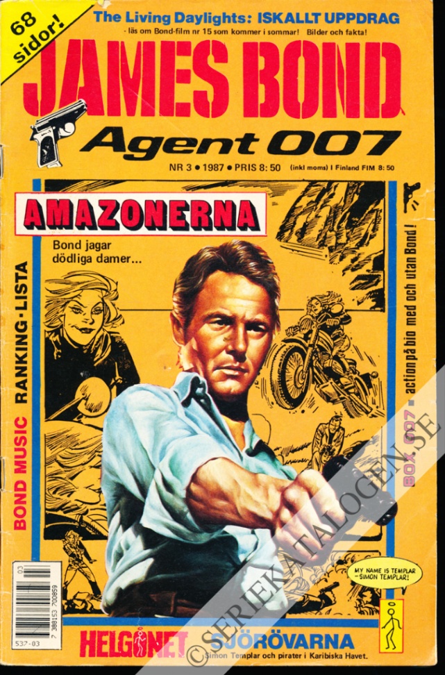 Framsida på James Bond agent 007 #3 (1987)