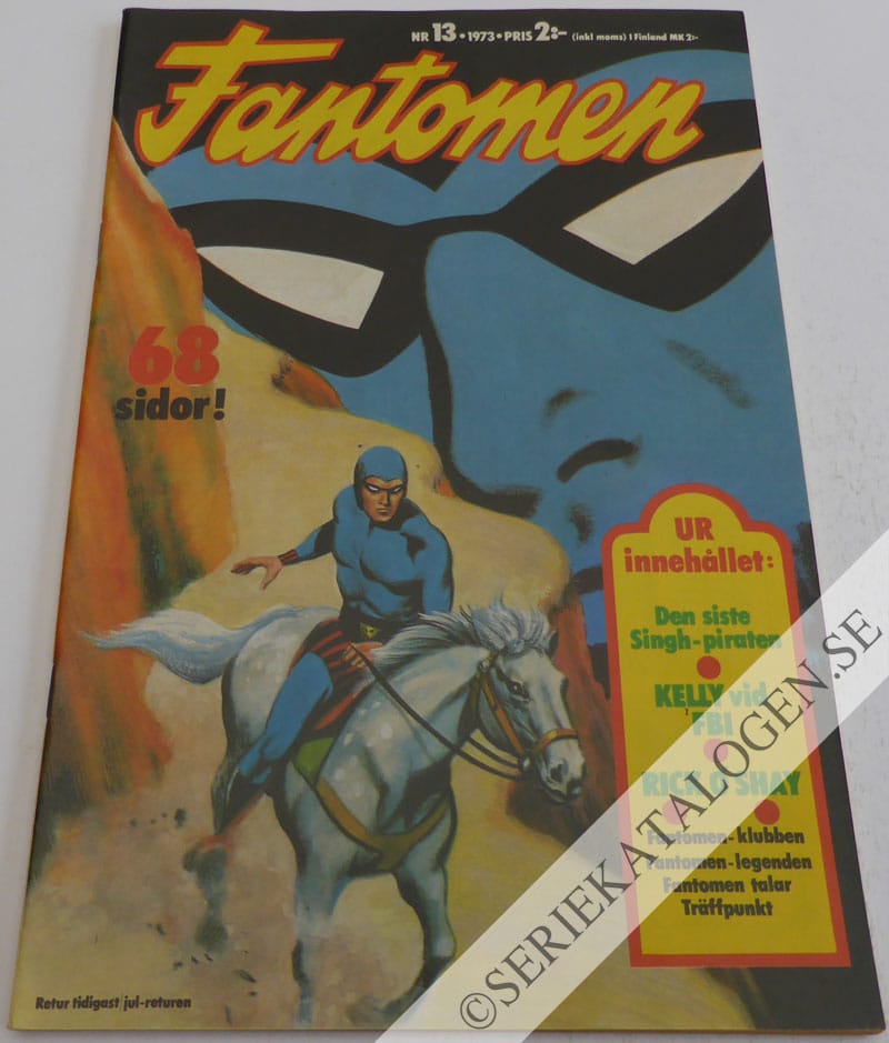 Framsida på Fantomen #13 (1973)