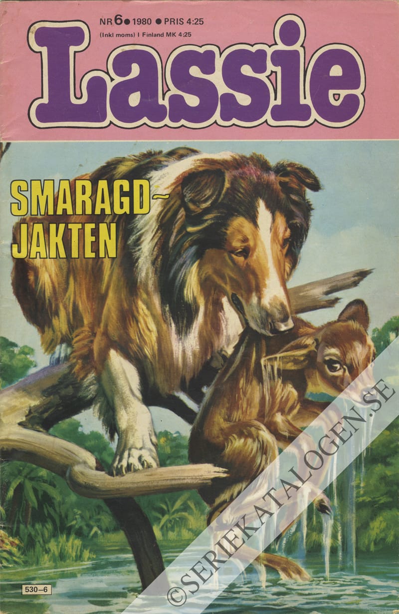 Framsida på Lassie #6 (1980)