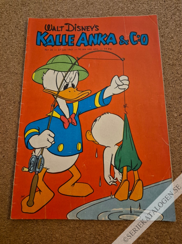 Framsida på Kalle Anka & C:o #26 (1961)