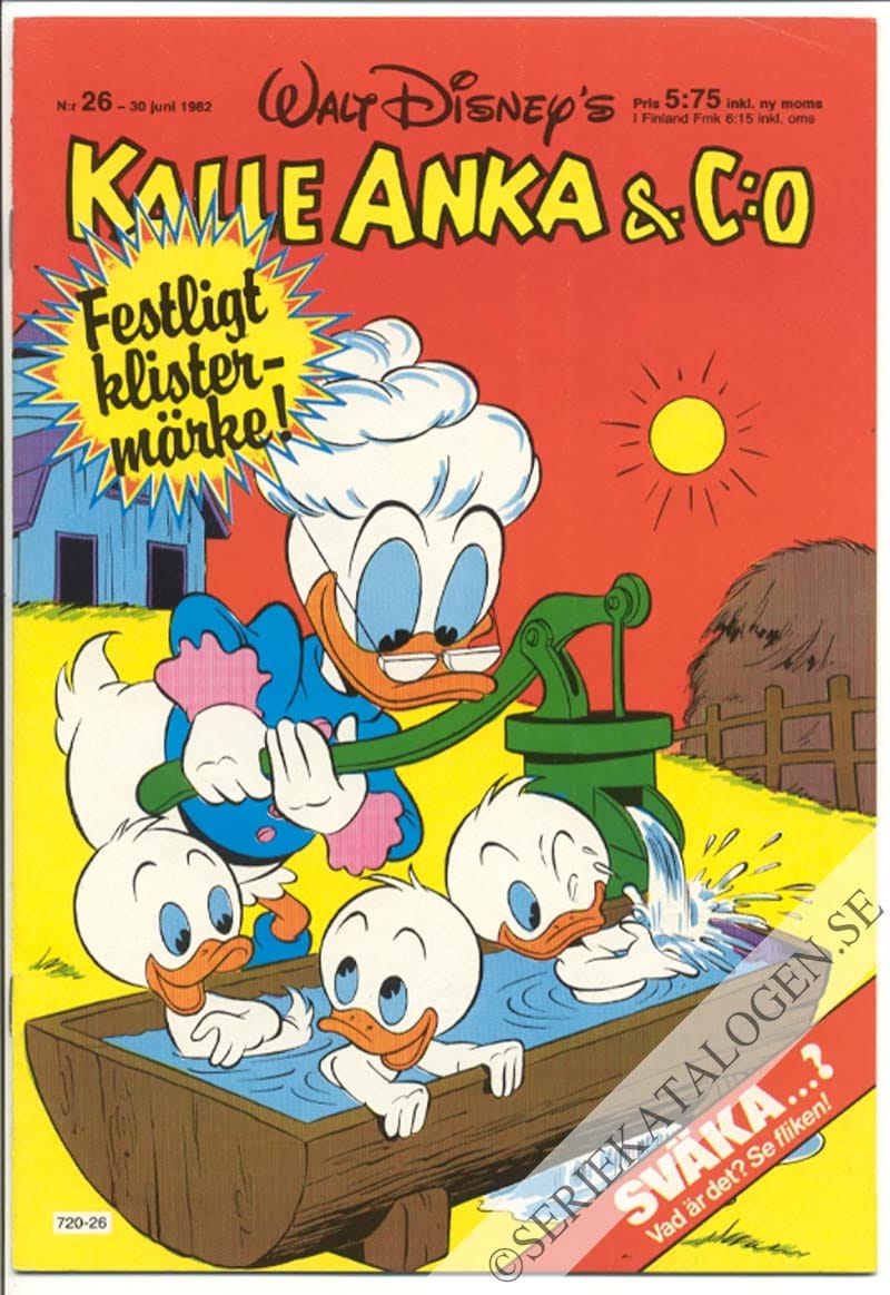 Framsida på Kalle Anka & C:o #26 (1982)
