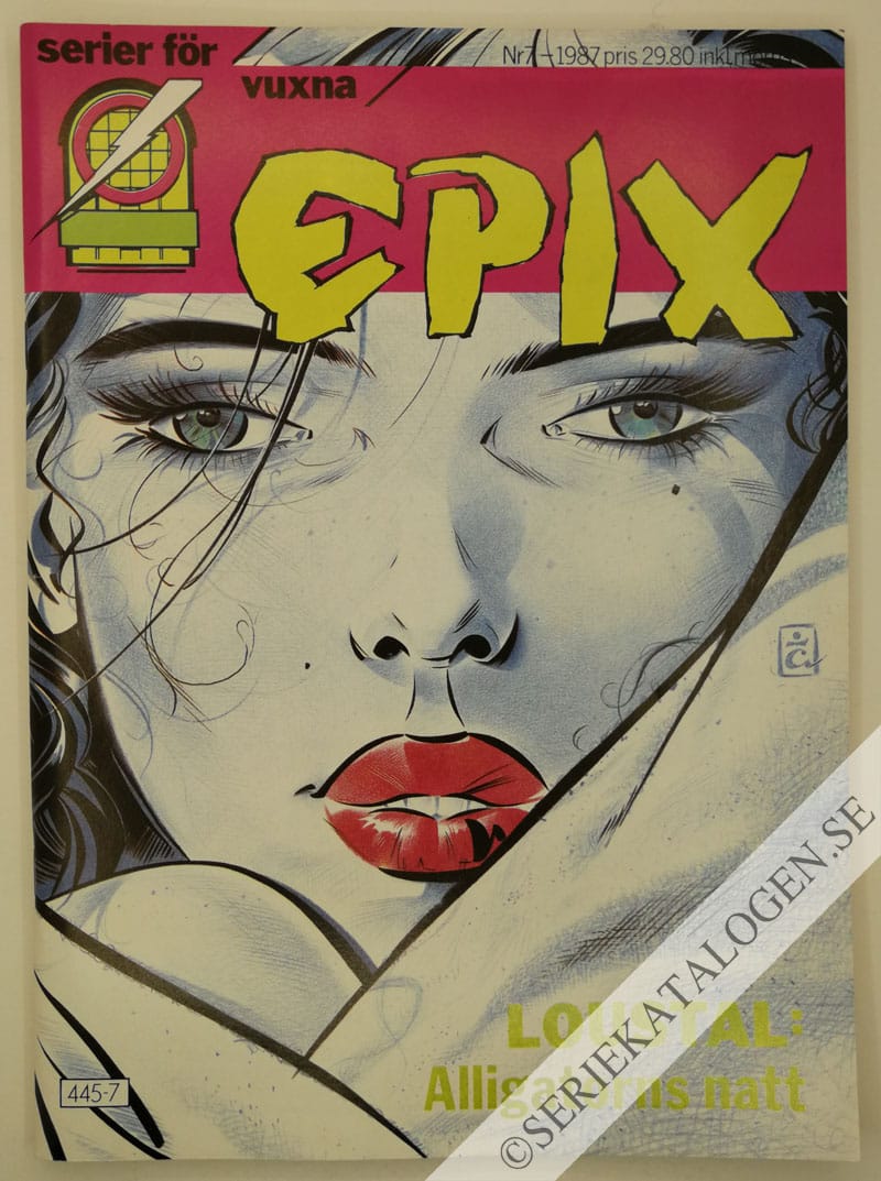 Framsida på Epix #7 (1987)